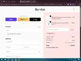 LIKESKIN coupon verification screenshot