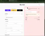 LIKESKIN coupon verification screenshot