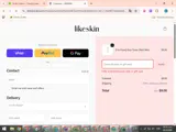 LIKESKIN coupon verification screenshot