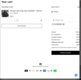 CLEARANCE coupon verification screenshot