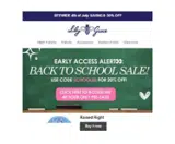 Lily Grace coupon verification screenshot