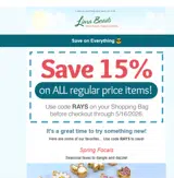rays coupon verification screenshot