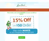 maker coupon verification screenshot