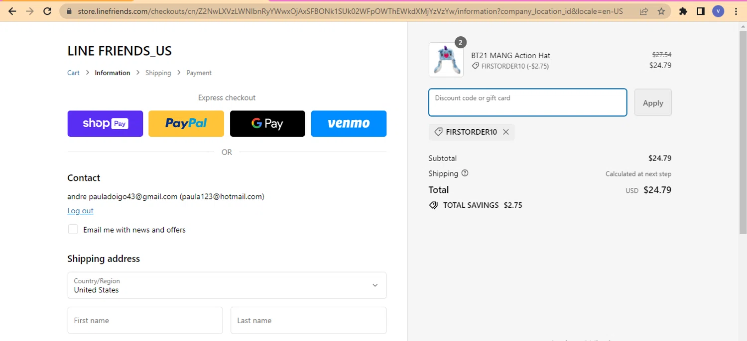 LINE FRIENDS Discount Codes 10 Off September 2024
