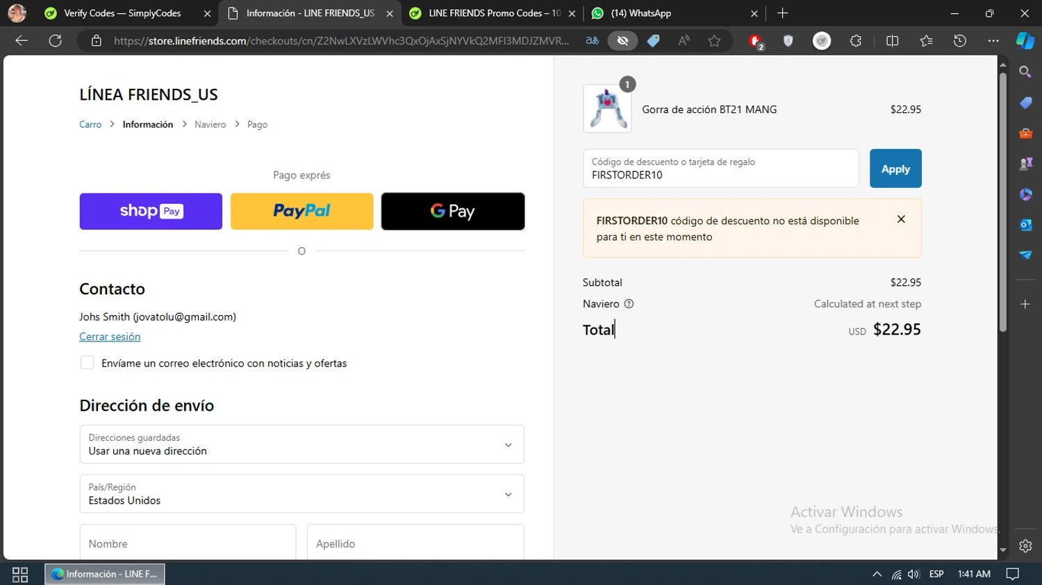 LINE FRIENDS Promo Codes 10 Off August 2024