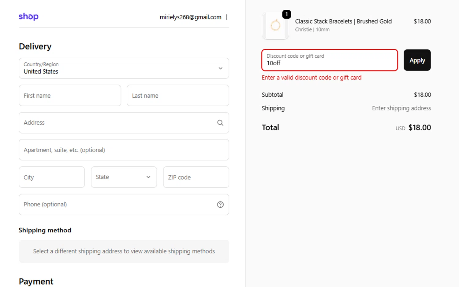 Lingerie Mart promo code screenshot showing code 10off applied at Lingerie Mart checkout page. Uploaded by SimplyCodes community member BargainSeeker9964 on Sep 25, 2025