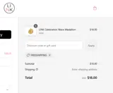 LINK Necklaces coupon verification screenshot