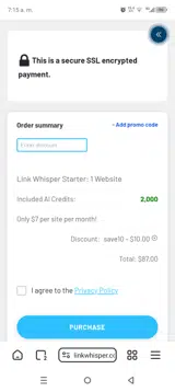 save10 coupon verification screenshot