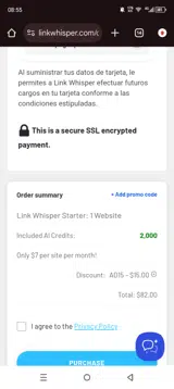 AD15 coupon verification screenshot