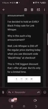 BlackFriday coupon verification screenshot