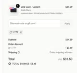 7777 coupon verification screenshot