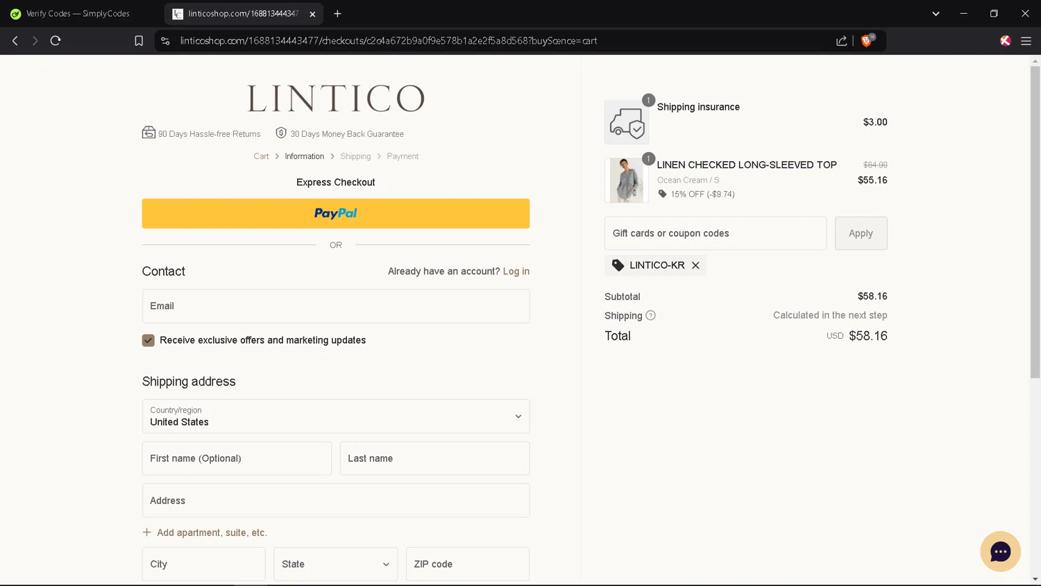 how to use Lintico coupons