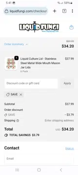 Save coupon verification screenshot