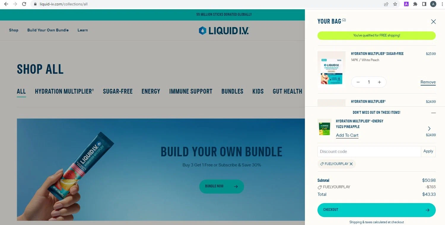 Liquid IV Promo Codes 30 Off May 2024