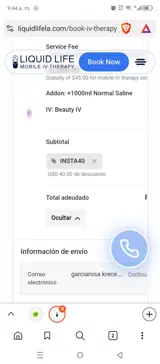 INSTA40 coupon verification screenshot