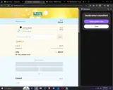 Liquid Sun Rayz coupon verification screenshot