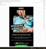 Liquitex coupon verification screenshot