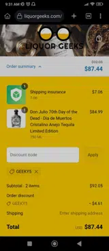 GEEKY5 coupon verification screenshot