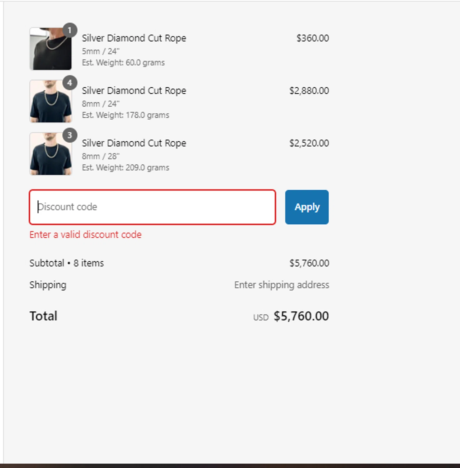 Lirys Jewelry discount code screenshot showing code blackfridaysilver24 applied at Lirys Jewelry checkout page. Uploaded by SimplyCodes community member shooou on Jan 4, 2025