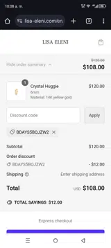 BDAYS5BQJZW2 coupon verification screenshot