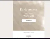 EARLYBF25 coupon verification screenshot