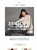 WINTER35 coupon verification screenshot