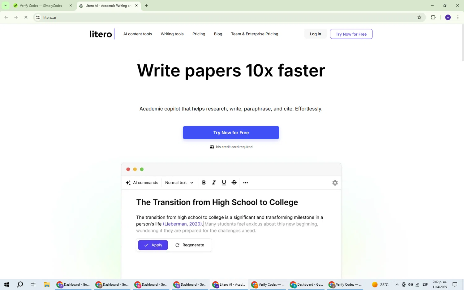 Litero promo code screenshot showing code GEEKxL applied at Litero checkout page. Uploaded by SimplyCodes community member ThriftySentinel2853 on Apr 11, 2025
