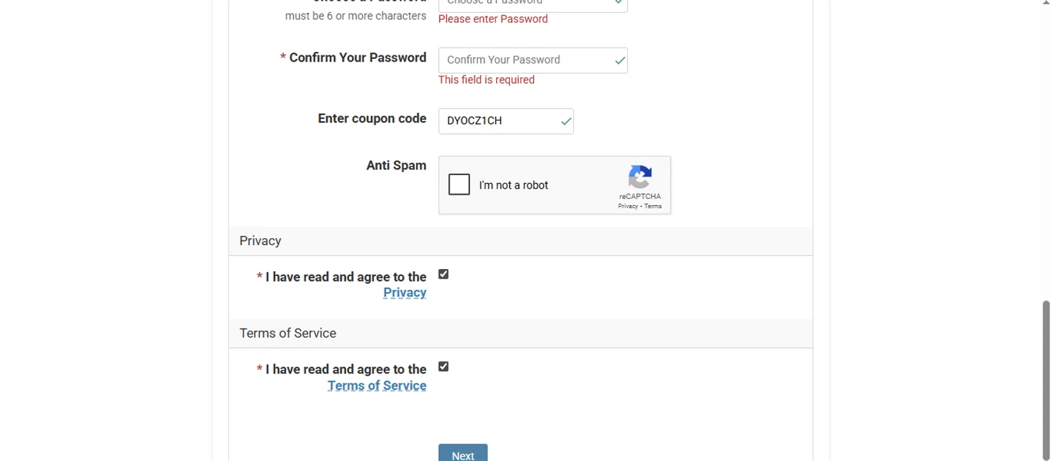 Litrpgadventures.com promo code screenshot showing code DYOCZ1CH applied at Litrpgadventures.com checkout page. Uploaded by SimplyCodes community member negrita on Jul 13, 2025
