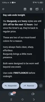 Little Black Tux coupon verification screenshot