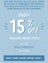 WELCOME5833 coupon verification screenshot