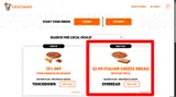 Little Caesars coupon verification screenshot
