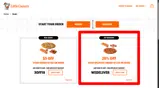 Little Caesars coupon verification screenshot