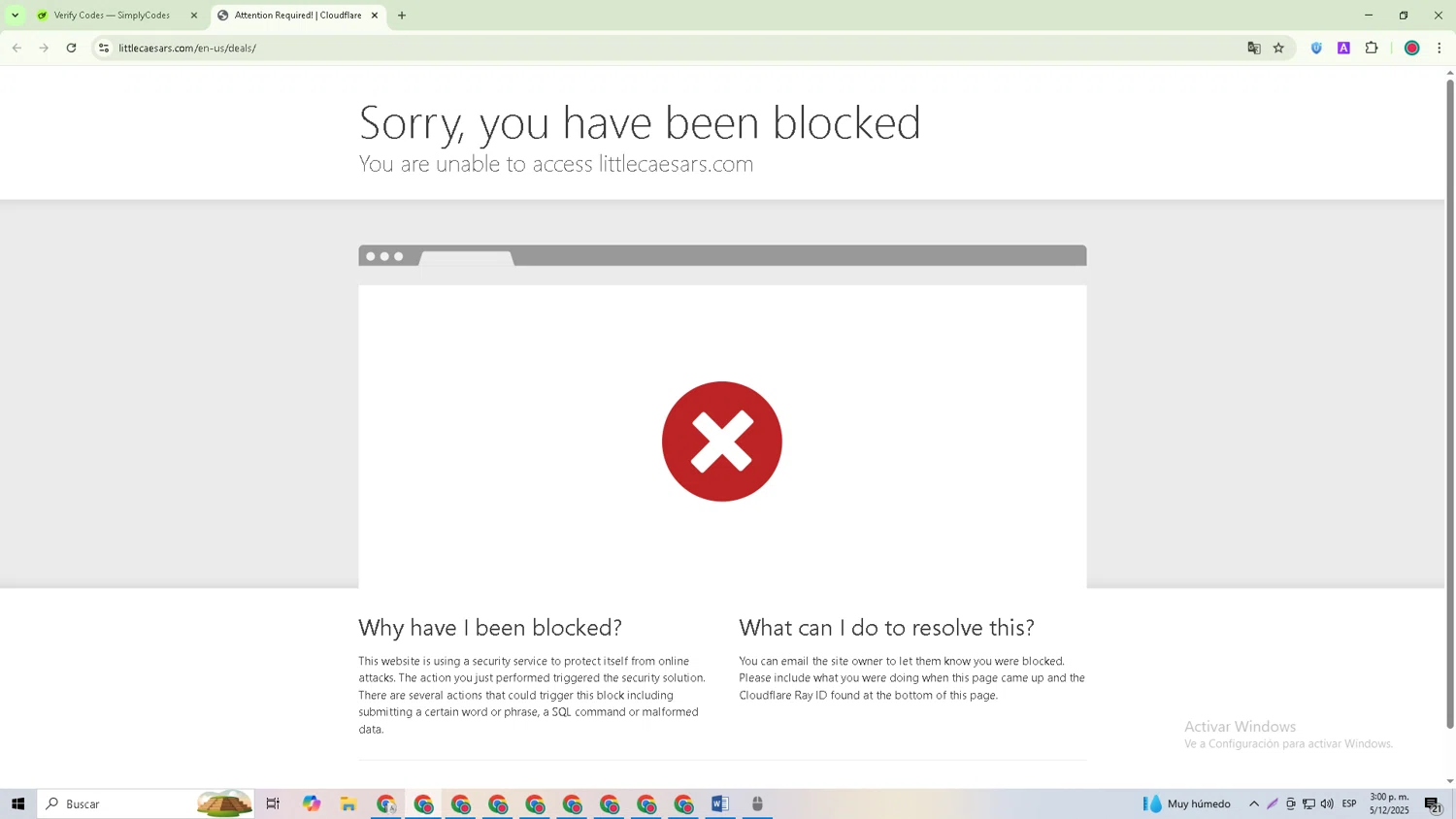 Little Caesars promo code screenshot showing code TOPTHIS applied at Little Caesars checkout page. Uploaded by SimplyCodes community member Papotico on Dec 5, 2025