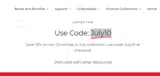 July10 coupon verification screenshot