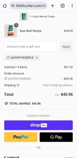Jasperthemerle coupon verification screenshot