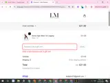 BRIDESMAID3 coupon verification screenshot