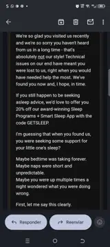 GETSLEEP coupon verification screenshot