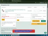 CY7364A coupon verification screenshot