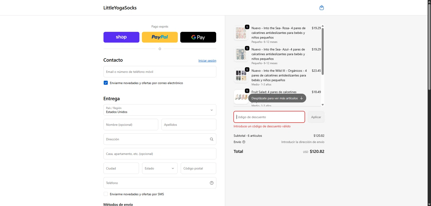 Little Yoga Socks discount code screenshot showing code BEST24 applied at Little Yoga Socks checkout page. Uploaded by SimplyCodes community member VoucherVirtuoso5207 on Nov 13, 2025