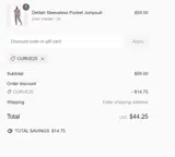 CURVE25 coupon verification screenshot
