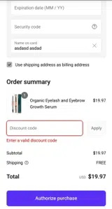 SLEEPYN43_LIVEFRAICHE coupon verification screenshot