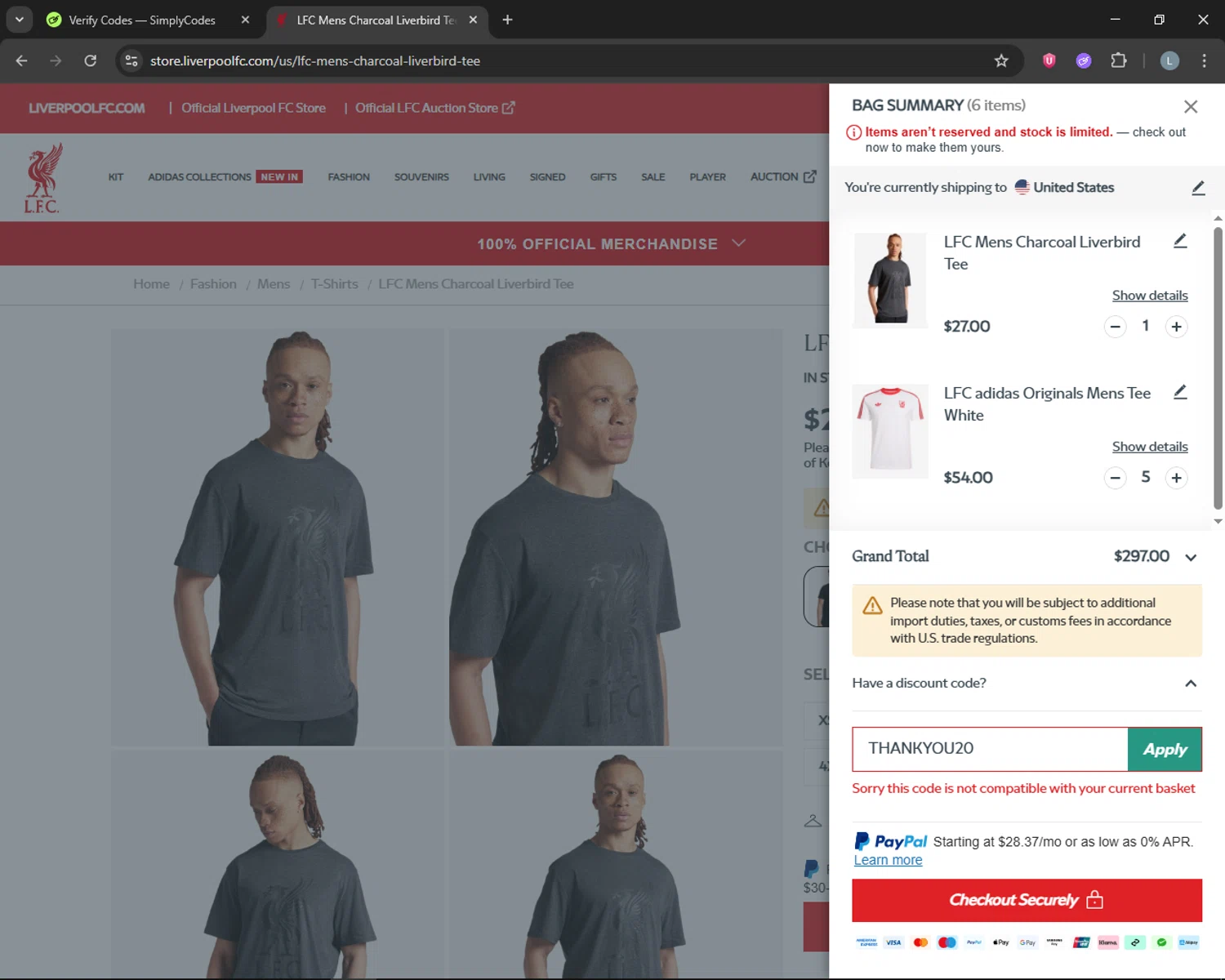Liverpool FC Promo Codes - 20% Off (3 Verified) Mar 2026