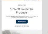 BACK2SCHOOL50 coupon verification screenshot