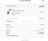 Live X Maintain coupon verification screenshot