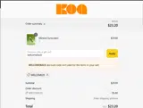 welcomeback coupon verification screenshot