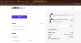 Living Silica coupon verification screenshot