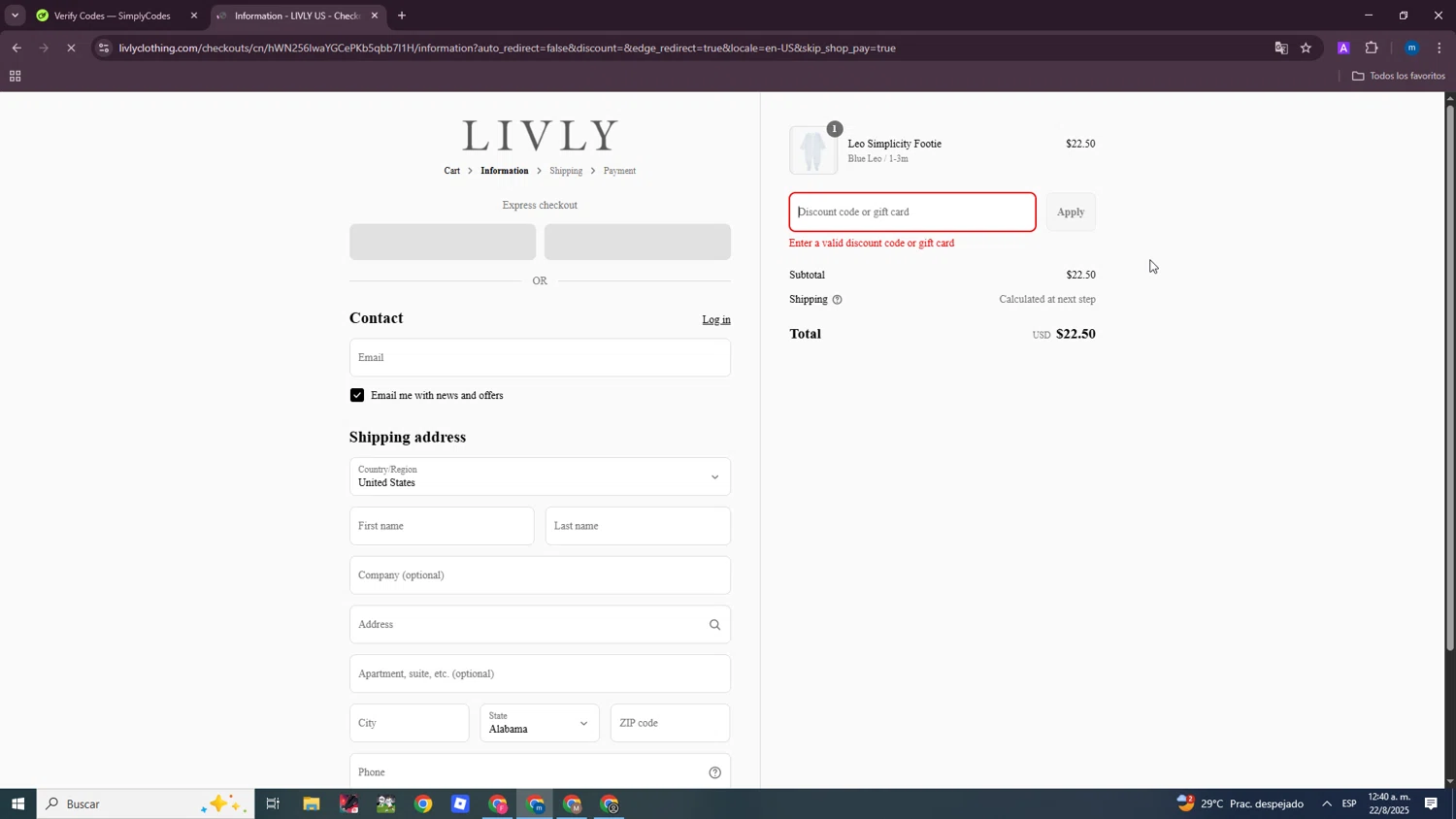 Livly Clothing discount code screenshot showing code EXTRA15 applied at Livly Clothing checkout page. Uploaded by SimplyCodes community member SmartWizard8062 on Aug 22, 2025