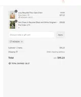 Liz Alig coupon verification screenshot