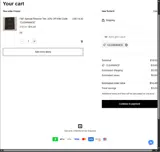 Lizzy's All Naturals coupon verification screenshot