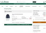 L.L. Bean Global coupon verification screenshot
